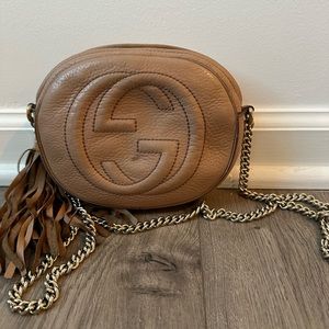 GUCCI mini tan crossbody